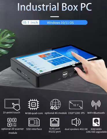 Brand New Pipo 4G H10F MINI PC 10.1-inch 1920*1200 IPS Win11 16GB DDR4 512GB SSD Intel N100 Tablet P
