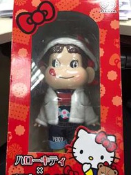 Peko x hello kitty 人形公仔