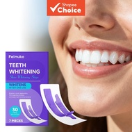 Premium Purple Teeth Cleaning Strips 7-Piece Kit with Glycerin & Propylene Glycol for a Refreshing F