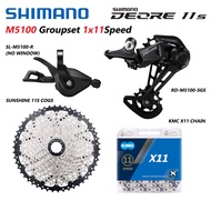 SHIMANO DEORE M5100 GROUPSET 1x11 Speed Shfter Rear Derailleur For MTB