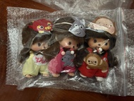 絕版 生肖系列 龍 鼠 猴 Sekiguchi Monchhichi monchichi baby bb  公仔 套裝 可愛 生肖 12生肖 擺設