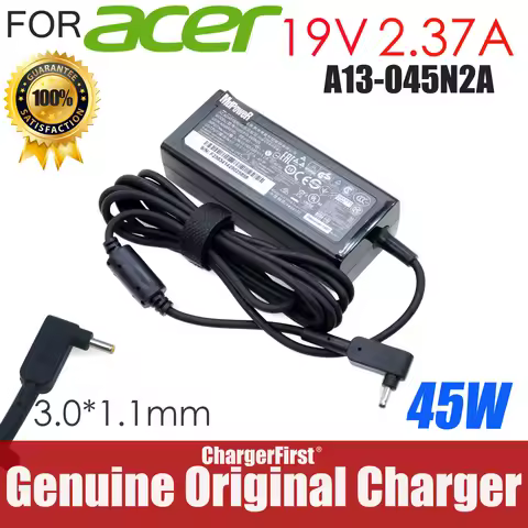 45W Delta AC Adapter Charger For ACER 19V 2.37A 45W 3.0x1.0mm ADP-45FE F Laptop Power Supply PA-1450