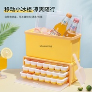 Multi Layer Ice Grid Ice Making Mold for Household Use with Lid Pressing Silicone Ice Grid Plastic Ice Making Box Ice Box