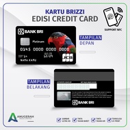 Kartu Etoll Brizzi Edisi Fake Debit Card Custom Nama