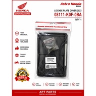 MOTORCYCLE PLATE COVER Original HONDA 81110-HO2-BLA (CONTENTS 2PC)..