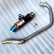 Red LEO EKZOS RED LEO MUFFLER 32Mm Manifold for Y15/Y15ZR LC 135 RS 150 TMX 150 TMX 125 155 Exhauat 