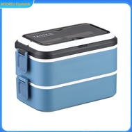 1 Set 700/1400ML Bento Box Grid Design Single/Double-layered Water-filled Heating Lunch Box for Scho