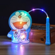 [叮噹]手提LED卡通發光圓球燈籠-帶電池款  卡通燈籠 中秋兒童手提LED燈籠 手工DIY燈籠 中秋節 發光卡通小燈籠 手提卡通動物 膠片燈籠 中秋節卡通兒童LED燈籠 PVC燈籠