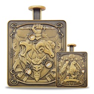 Metal d & d Push Type Roulette Dice TRPG Dungeon and Dragon 7 in 1 Turntable Dice COC Game Dice