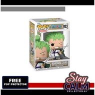 Funko Pop One Piece - Roronoa Zoro 923 with Free Pop Protector