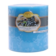 Round scented Candle D10H10 Miss Candle EDC0603 10 x 10 cm (Blue, blueberry scent)