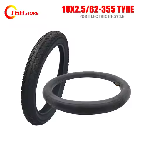 18x2.5(62-355) Tire Inner Outer Tyre 18 Inch Electric Bicycle fits motorcycle battery tricycle 18*2.
