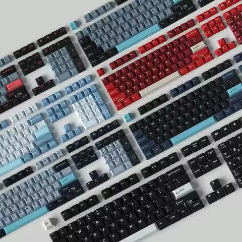 GMK Keycap Cherry Profile Double Shot PBT ABS Keycaps For Mx Switch Mechanical Keyboard Olivia Arcti
