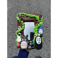 Handcrafted Ghibli Clay Mirror