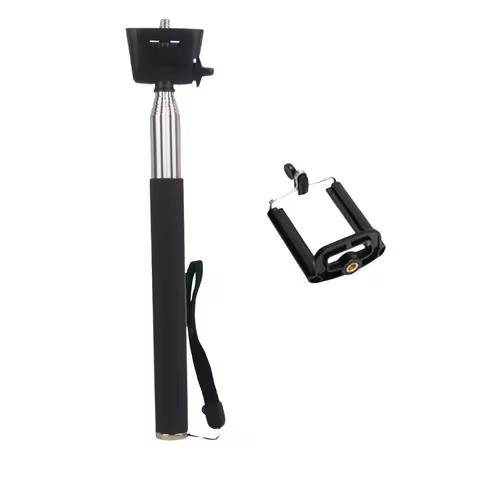 Action Camera Extendable Handheld Selfie Stick Monopod With Mount Adapter For Gopro Hero 9 8 7 5 4 3