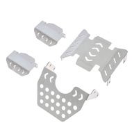 MJX Hyper Go H8P Stainless Steel Chassis Armor Guard Protection Protector Skid Plate 1/8 RC Car Upgr