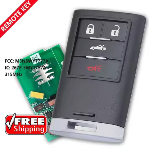 DIYKEY 315MHz M3N5WY7777A P/N: 25926480 25926479 For Chevrolet Corvette 2005 2006 2007 2008 2009 201