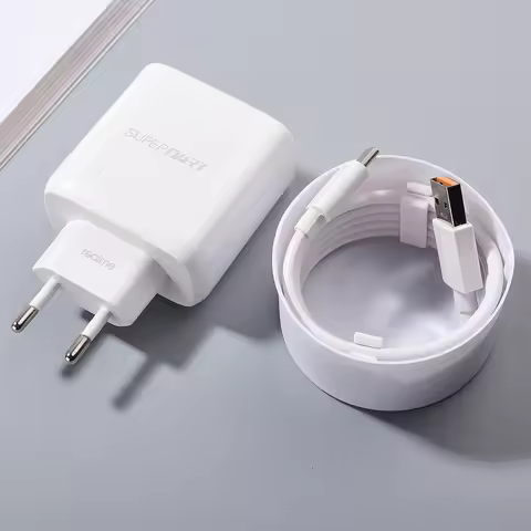 65W SUPERDART Realme Fast Charger 6A Type C Cable EU Fast Adapter For Realme GT2 Pro Neo2 2T Q3 X7 P
