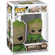 🆕 #Disney代購 US🇺🇸 📦訂購 美國代購 Funko POP! Marvel We Are Groot as Hulk Figure 樹人 模型 《下單前請先觀看購買購物須知》