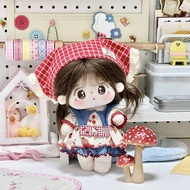 [Doll Clothes] Cotton Doll Clothes 20cm Baby Girl Skirt Cute Suit 20cm Doll Clothes Replace Genuine 
