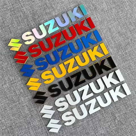 Vinyl Reflective Suzuki Motorcycle Stickers Decals Gold Logo Tank Emblem Gsxr 750 1000 650 Swift V S