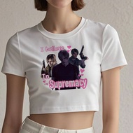 Leon Kennedy Crop Top - Summer Cute Gyaru Style