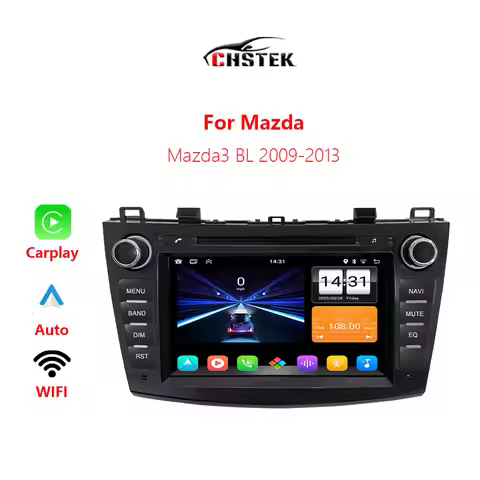 CHSTEK Car Radio Stereo Carplay For Mazda 3 BL 2009-2013 Android Auto Multimedia Player Navigation G