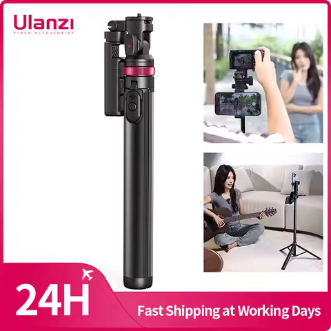 Ulanzi MT-78 Quick-Release Tripod for Camera Smartphone Fill Light Max1.85m Tripod Selfie with Remot