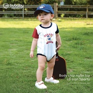 [BU Baby] (1M-18M) Sporty BU cotton short-sleeved round neck chip Body SCT2304SP | Genuine newborn B