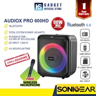 SonicGear Audiox PRO 600HD Portable Bluetooth Speaker with Phone Docking | Free Wireless Mic