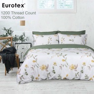 Eurotex Artist Collection, 1200 Thread Count, 100% Cotton, Fitted Bedsheet Set / Bedset, Florine