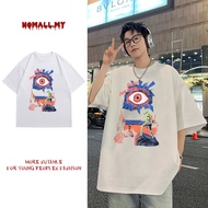 I008215*Nomall Baju T Shirt Lelaki ENEMY FROM SPACE 3D alien eye sci-fi graphic print 100 Cotton