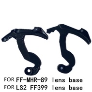 Pair Motorcycle Helmet Shield Base Modular Visor Holder For LS2 FF399 FF-MHR-89