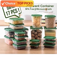 Food Storage Containers (17PCS) - BPA-Free, Microwave-Safe Tupperware for Versatile Meal Prep