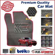 Breko Hexagon High Quality Car Floor Mat and Carpet (5 Seaters) Compatible With BMW X4 G02 2022-2025