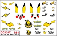 DECAL NƯỚC DECAL NƯỚC HÃNG COCA COLA - PEPSI - PIKACHU - DOREMON - RED BULL - MARTINI - SUPREME - TH