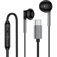Ear Buds Wired USB C S25 Edge Wired Headphones untuk Galaxy S25 Ultra S24 FE S23 S22 A16 A26 A36 A56