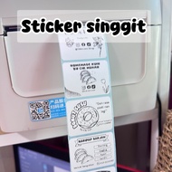 Sticker Thermal RM 1.00