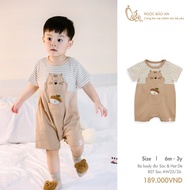 M&B (3M-24M) Thigh Body Squirrel & Chestnutshort sleeve, soft, cool and fashionable for boys 5.7kg-1