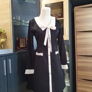 Korean dress gothic/ work clothes/ korean dress hiyam black work clothes/