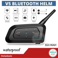 ALTERNATIF INTERCOM V5 BLUETOOTH HELM HEADSET FM RADIO WATERPROOF VS INTERCOM HELM QTB35 B35 QTA35 M