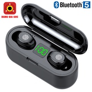 Tai nghe bluetooth 5.3 cảm ứng TWS F9 mẫu mới chống nước tăng giảm âm lượng đàm thoại to rõ