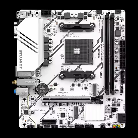 B550M PLUS WIFI motherboard AMD AM4 computer DDR4 game support R5 5500 R5 5600GT R7 5700X CPU M.2 NV