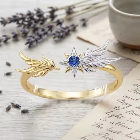 Anime Honkai:Star Rail Phainon Cosplay Commemorative Ring Anime Impression Design Finger Ring Games