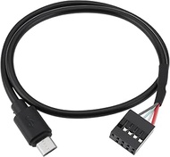 ECSiNG 1 x 9-Pin USB Cable Replacement Cable Compatible with NZXT Kraken X73 X53 X63 CPU Liquid Cool