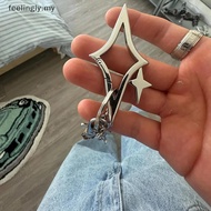 [T&B Dec] Y2K Star Essential Icon Carabiner Keychain Car Key Ring Gothic Backpack Decor {my}