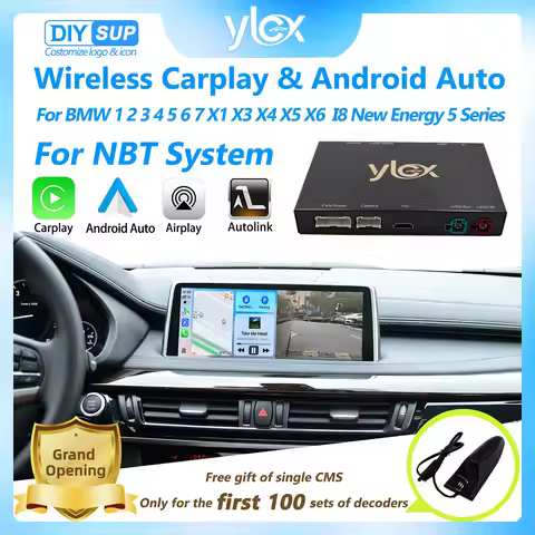 Wireless CarPlay for BMW NBT System 1 2 3 4 5 6 7 Series X1-X6 F10-F56 With Airplay MirrorLink CMS S