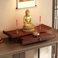 Desktop Altar Wall-Mounted Small Wall-Mounted God of Wealth Buddha Shrine Stand Buddha Cabinet Altar