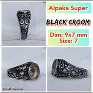Super alpaca burnt alpaca agate ring.70