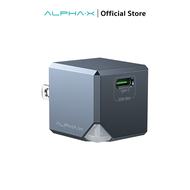 อะเเดปเตอร์ ALPHA-X ALC-GAN PD33W/45W/65W/140W หัวชาร์จเร็ว fast charge mini Power Adapter ประกัน 16